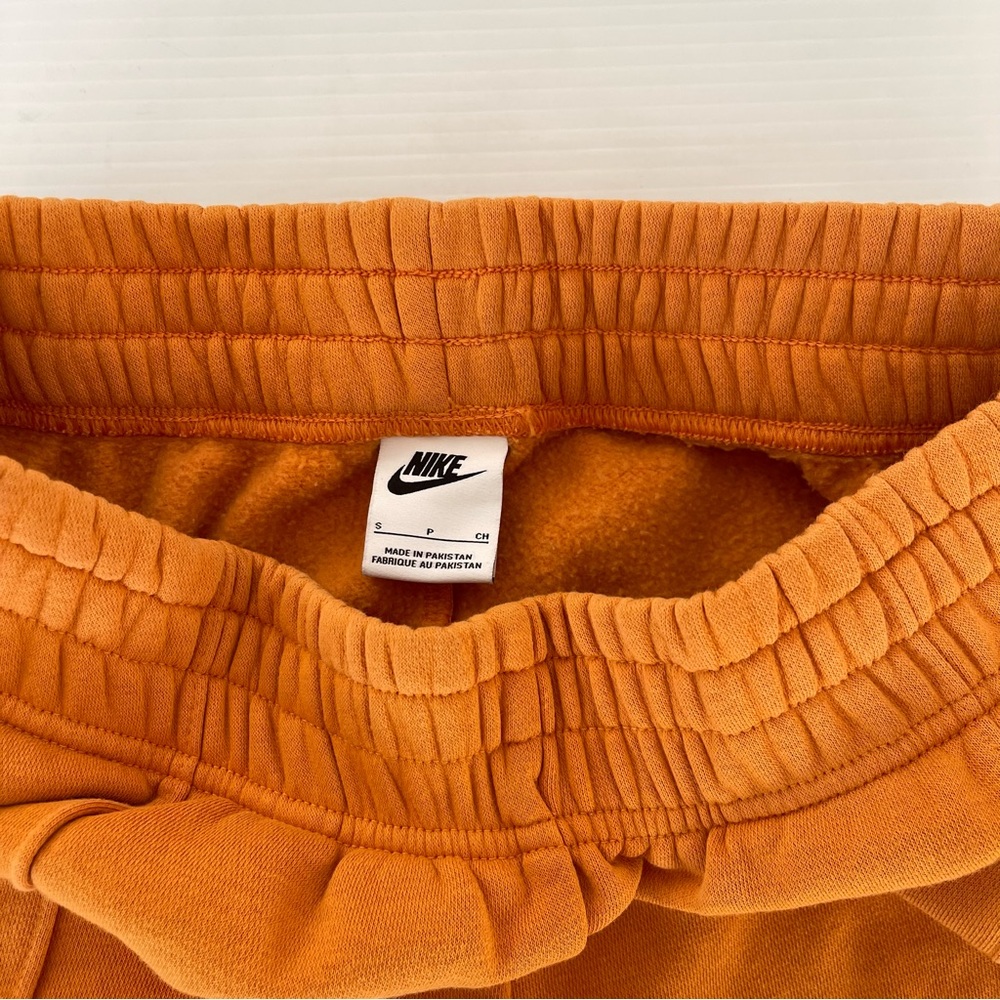 Nike Tech Fleece Orange Joggers Sweatpants - Picture 5 of 9